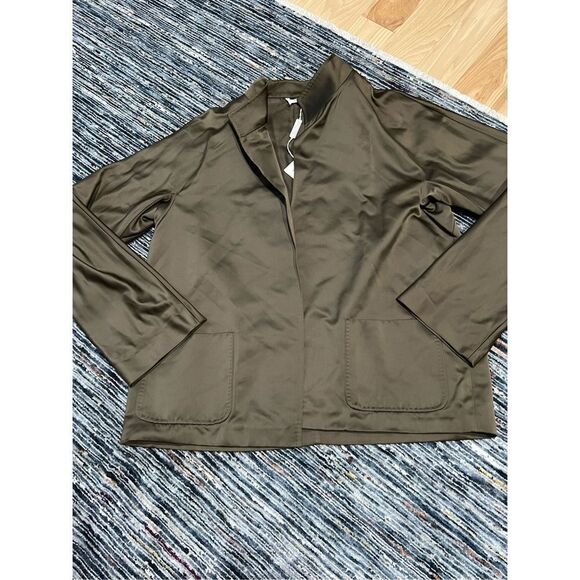 Max Mara NWT open front blazer jacket oversized size 10 - Picture 4 of 10